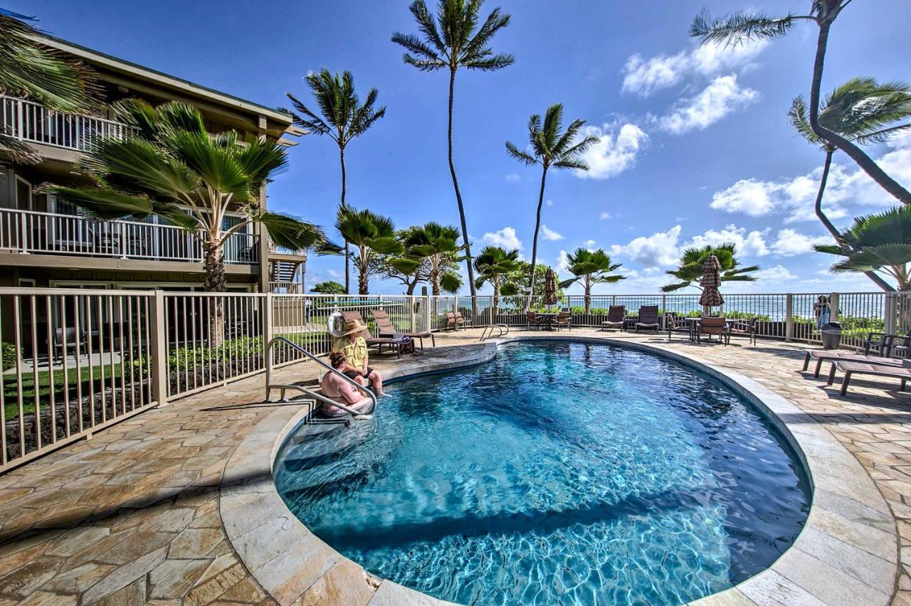 Waipouli Beachfront Condo With Balcony And Ocean Views Kapa'a Exterior foto